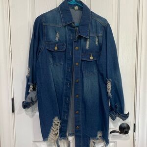 Womens Jean shaket size M